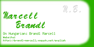 marcell brandl business card